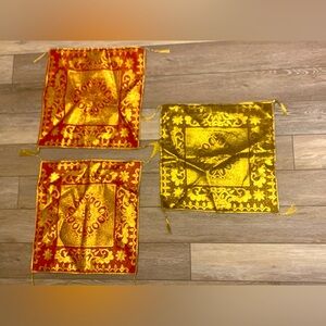 BNWOT. 3 Ethnic Decorative Cushion Covers $20 each OR $50 for all.